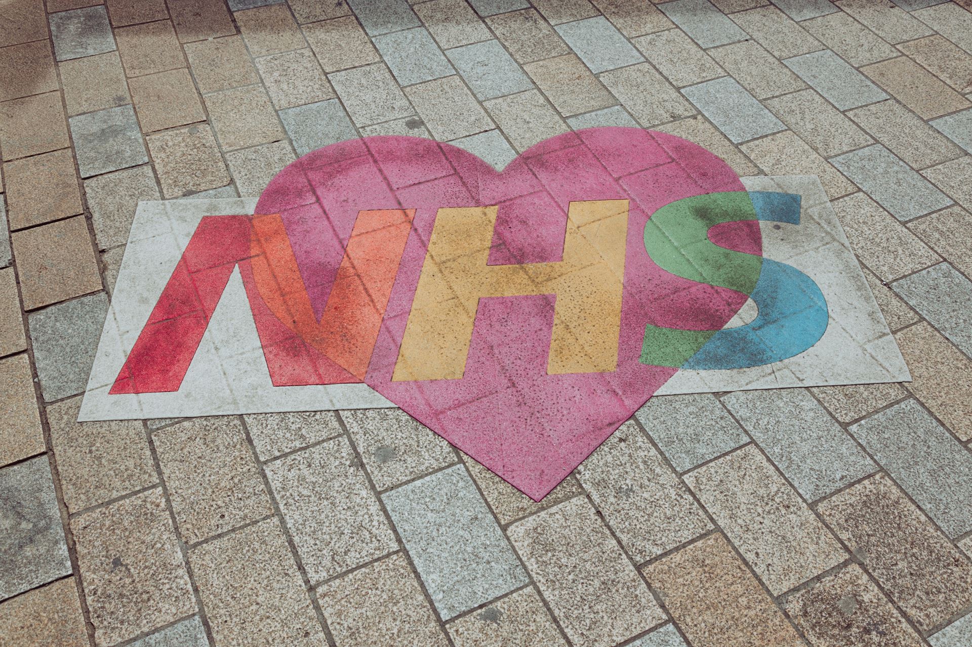 NHS Logo in a heart