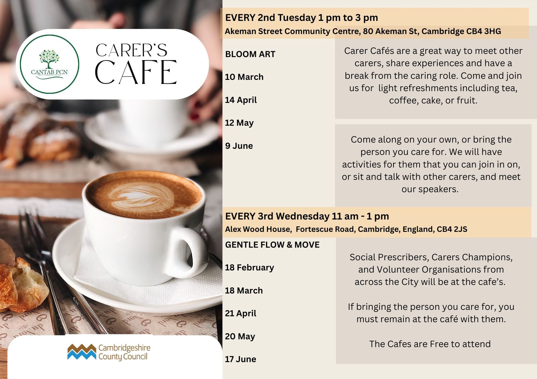 Carers Cafe New