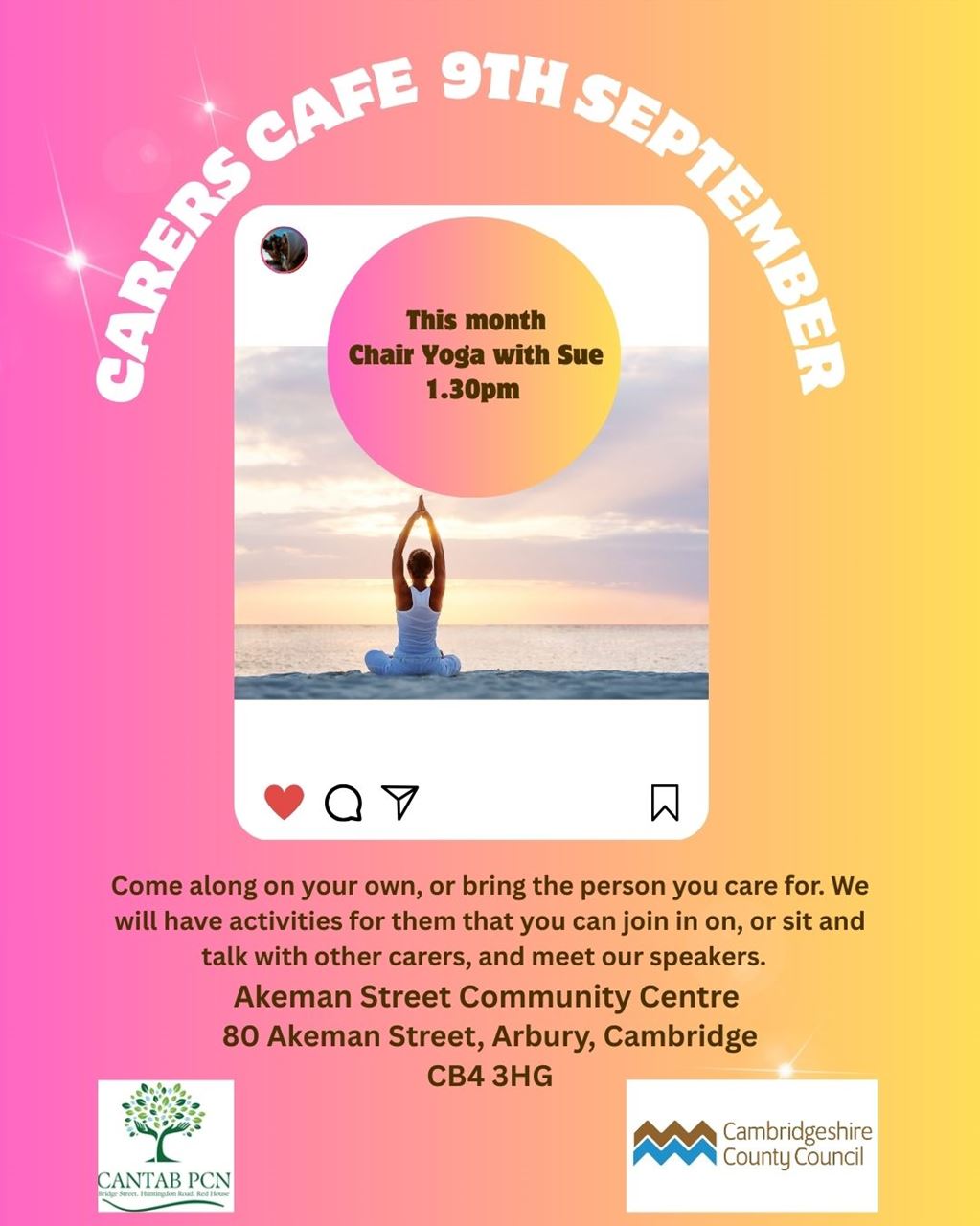 Carers Cafe Yoga 